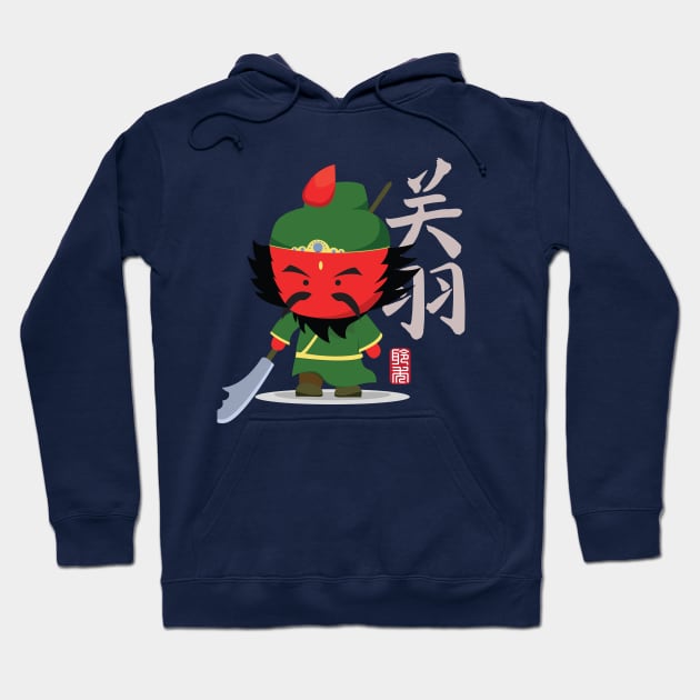 Guan Yu Three Kingdom Hoodie by Arviana Design